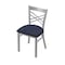 Holland Bar Stool Co 620 Catalina 18" Chair with Anodized Nickel Finish and Graph Anchor Seat 62018AN014 - alternate 1